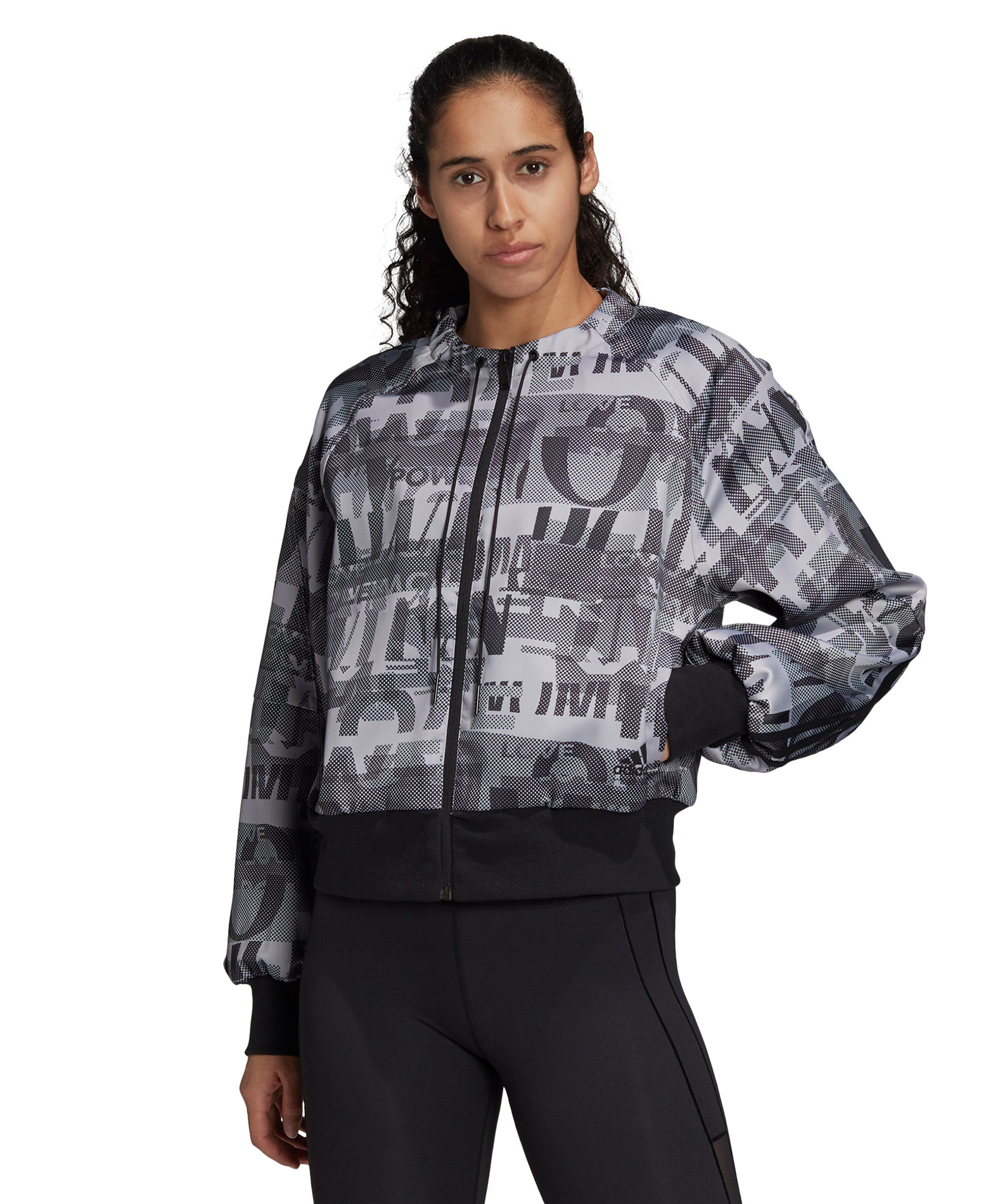 adidas Performance ITERATION COVER UP JACKET GD1736 Ανθρακί - adidas Performance - 