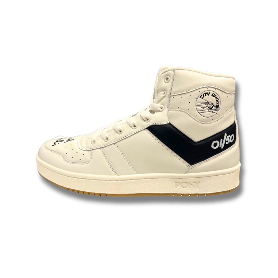 Signed Sneaker by Nick Galis - Trace 'N Chase Nick Galis Autographed Authentic Pony City Wings High, Limited to 50