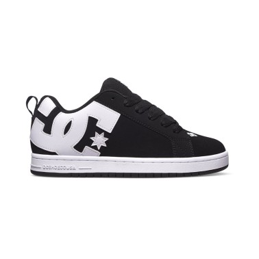 Unisex Sneakers Μαύρα - DC Court Graffik