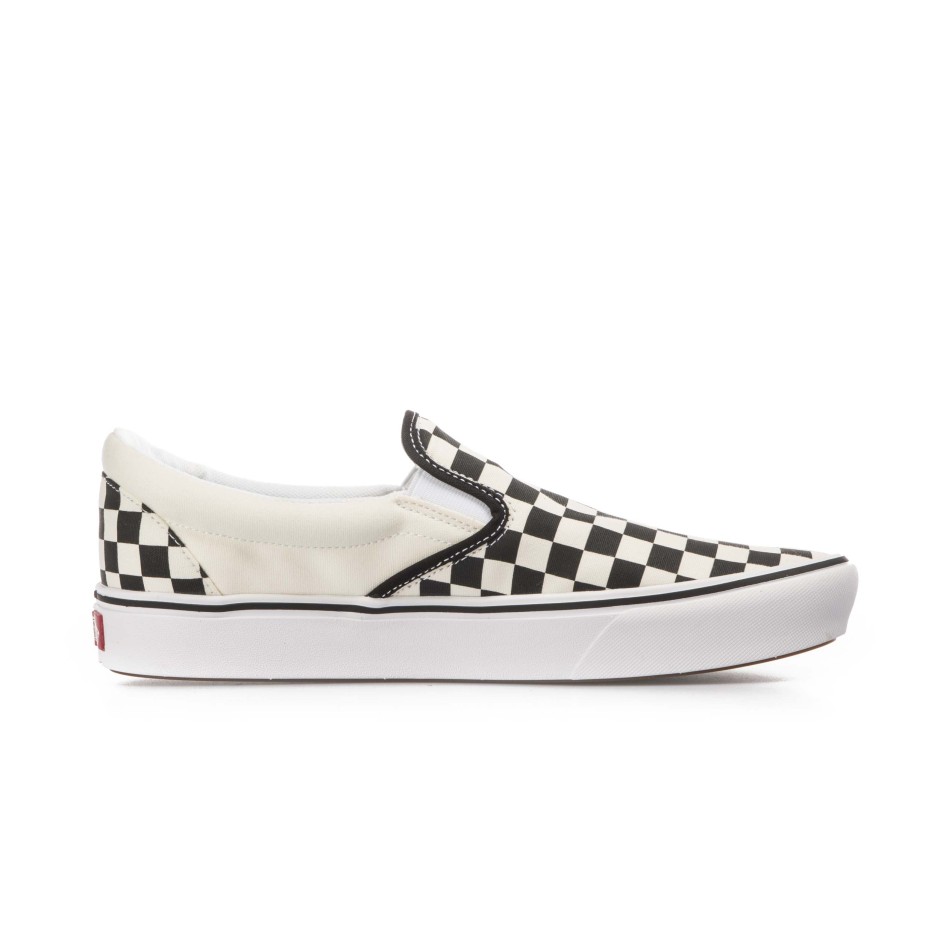 VANS UA COMFYCUSH SLIP-ON VA3WMDVO4-VO4 Λευκό-Μαυρο