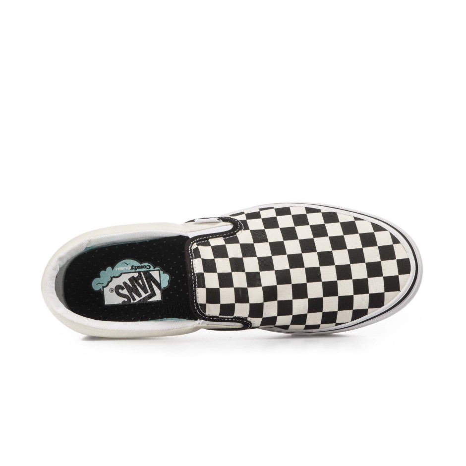 VANS UA COMFYCUSH SLIP-ON VA3WMDVO4-VO4 Λευκό-Μαυρο