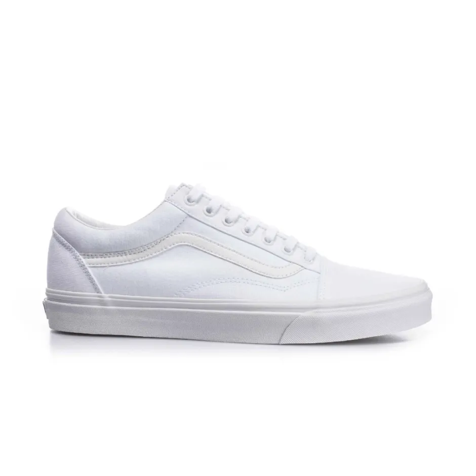 Vans old skool cheap trainers in white vd3hw00