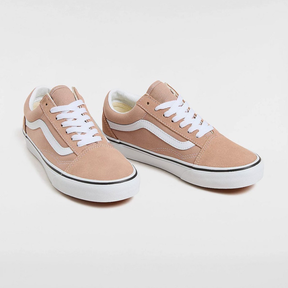 Unisex Sneakers Μπεζ - Vans Old Skool Color Theory