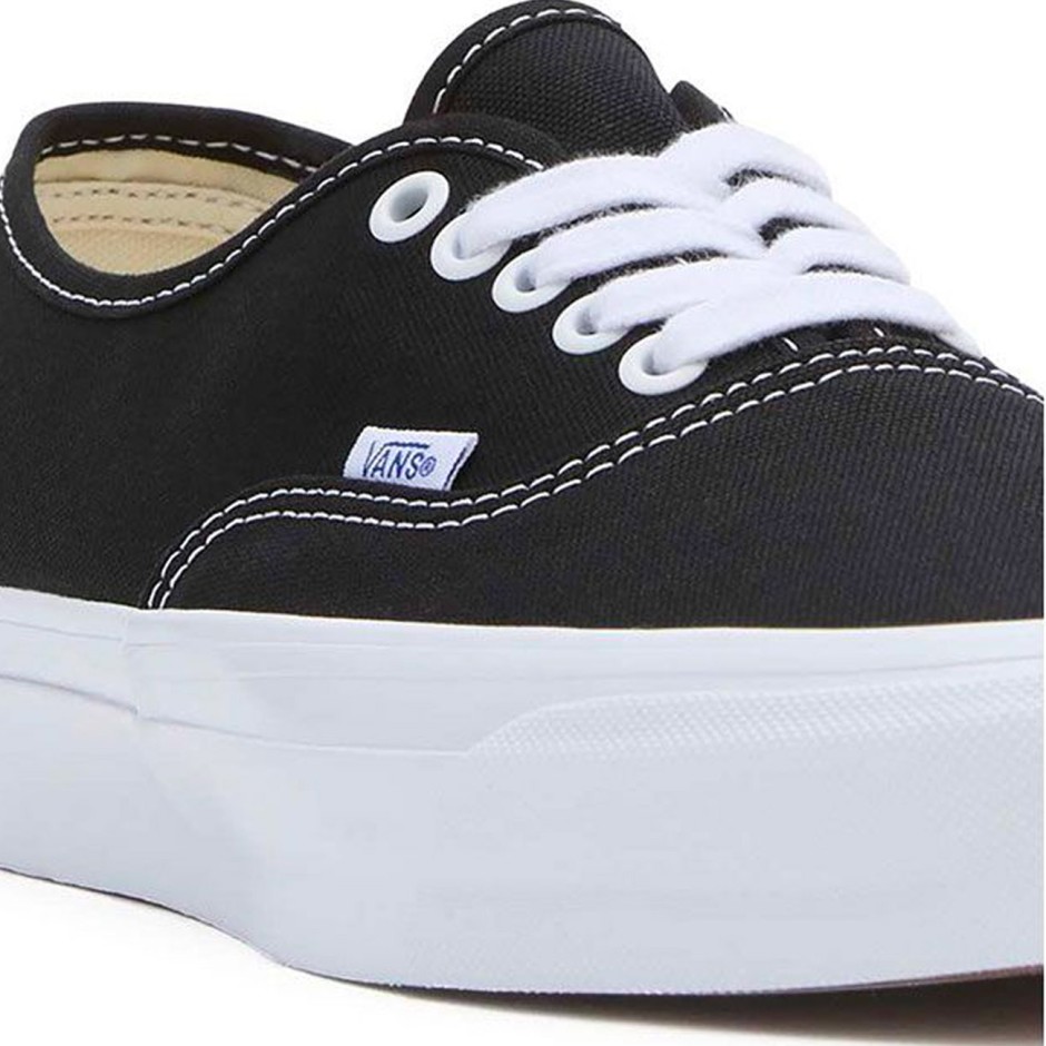 Unisex Sneakers Μαύρα - Vans Premium Authentic