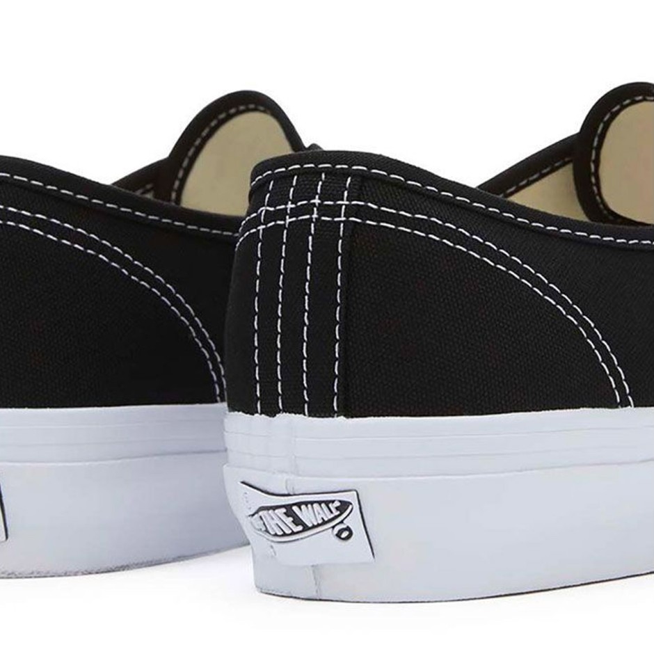 Unisex Sneakers Μαύρα - Vans Premium Authentic