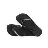 HAVAIANAS BRASIL LOGO 4110850-1069 Μαύρο