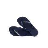HAVAIANAS BRASIL LOGO 4110850-0555 Blue Image 0