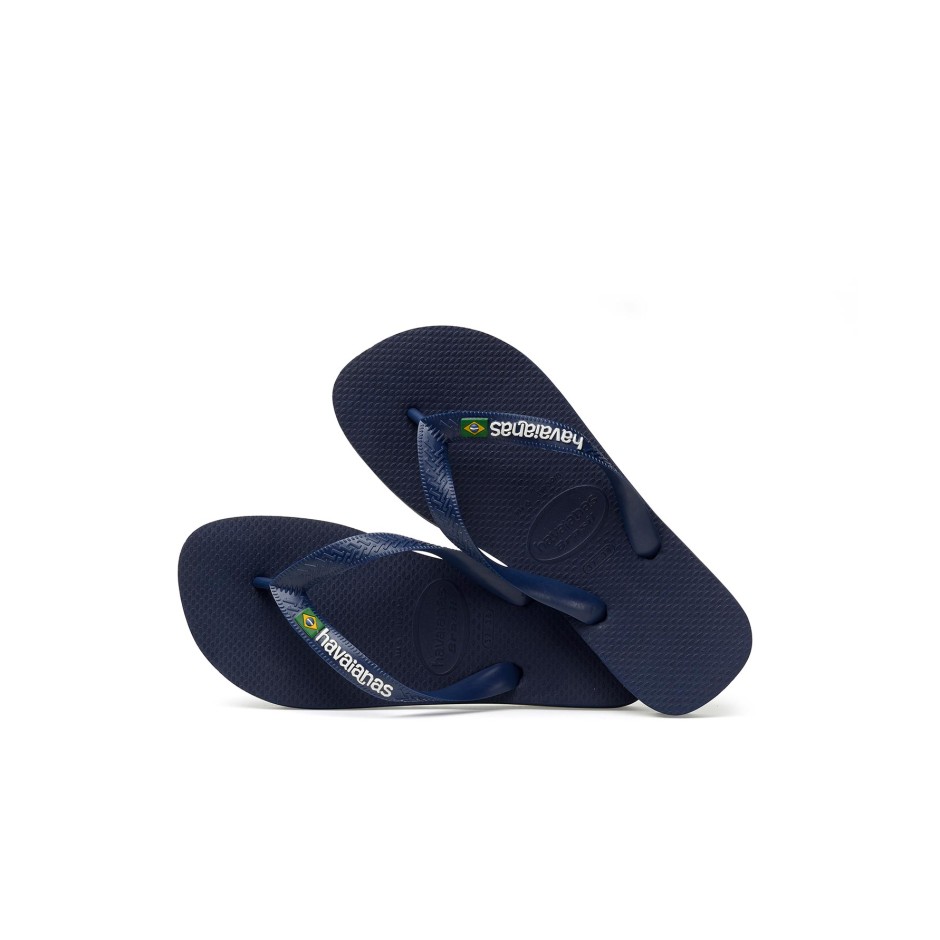 Unisex Σαγιονάρες Μπλε - Havaianas Brasil Logo
