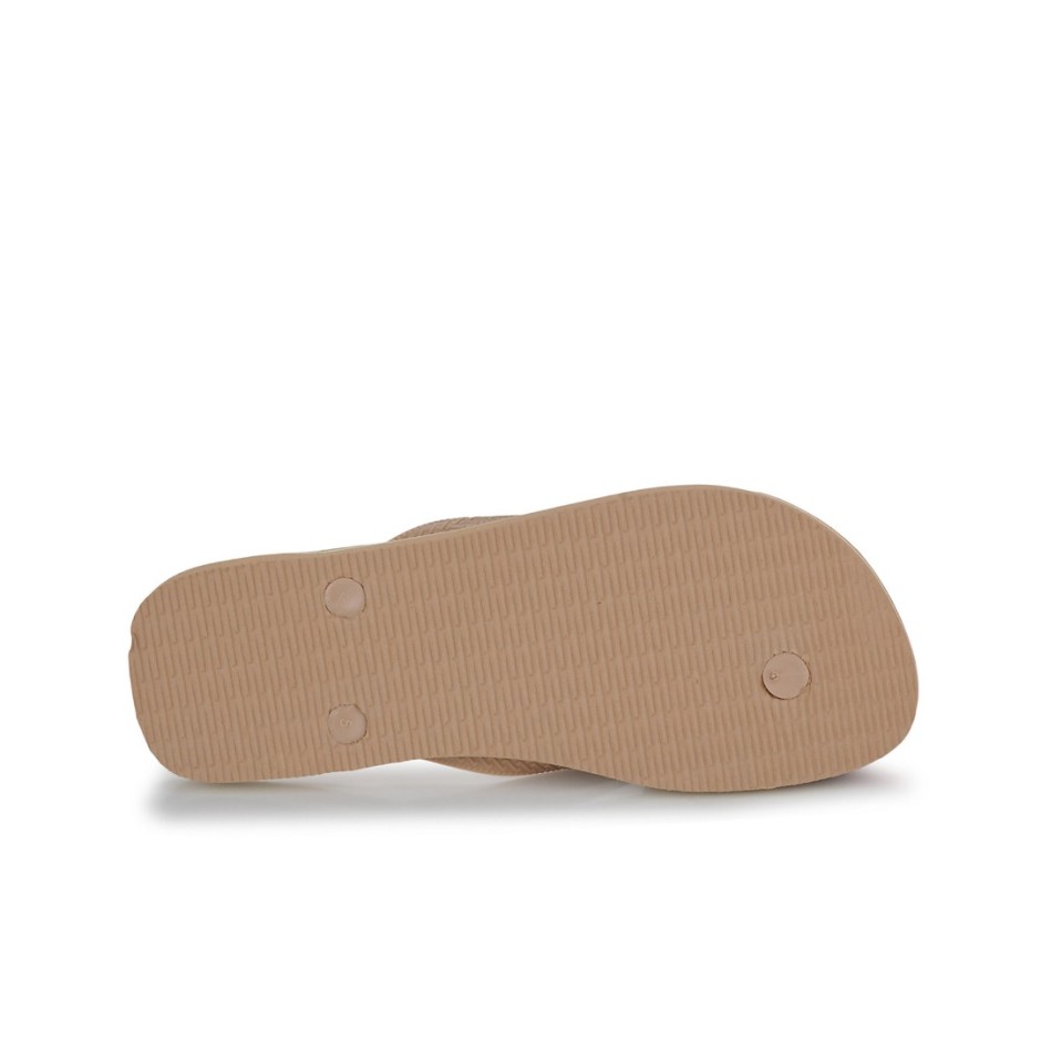 Unisex Flip-Flops Pink Gold - Havaianas Brasil Logo