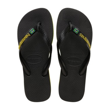 HAVAIANAS BRASIL LAYERS 4140715-0090 Μαύρο