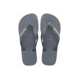 Unisex Σαγιονάρες Γκρι - Havaianas Brazil Logo Εικόνα 