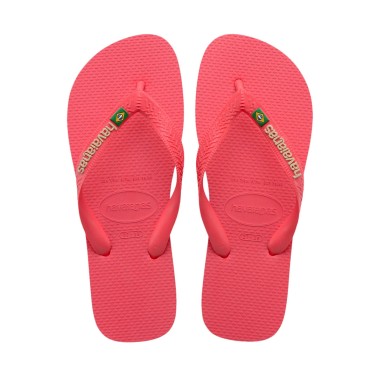 Unisex Σαγιονάρες Κοραλί - Havaianas Brasil Logo