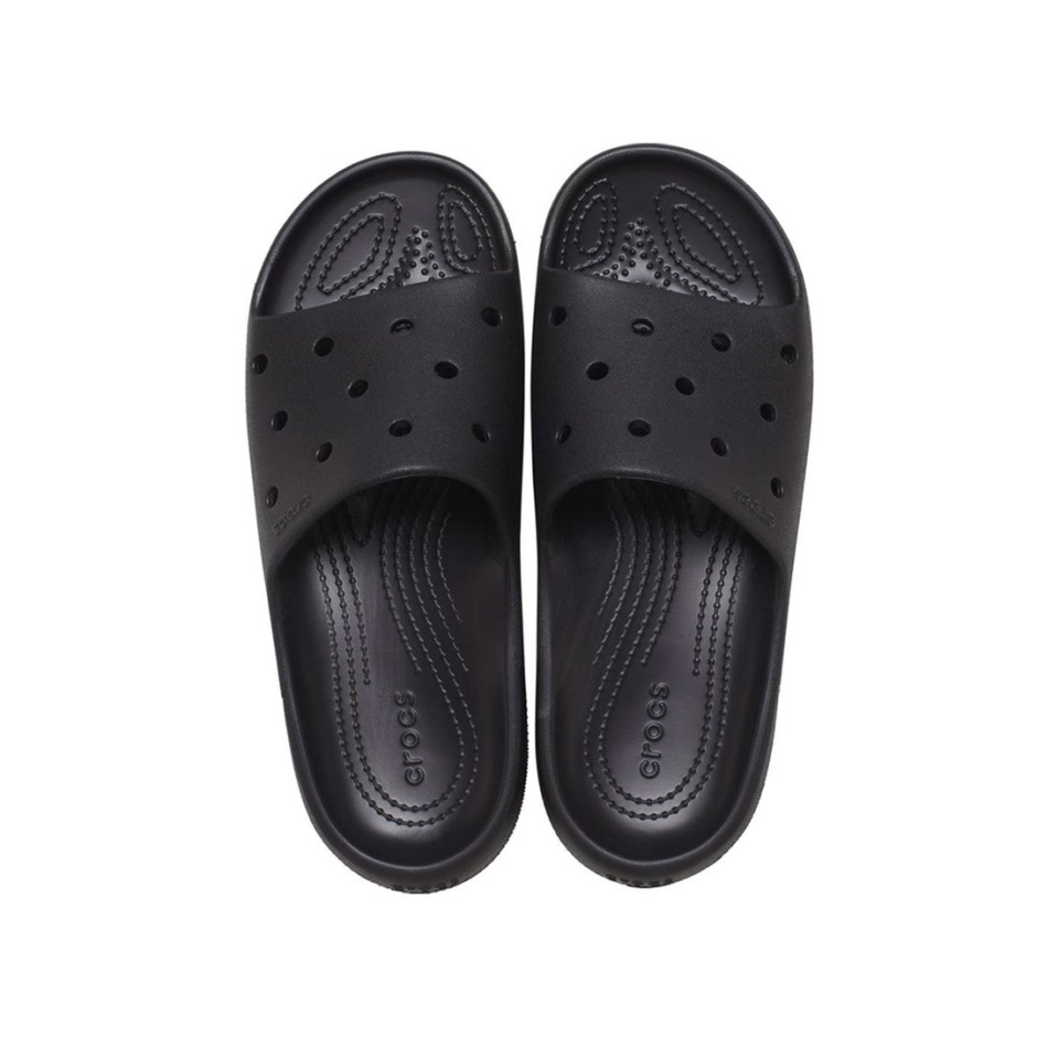 Unisex Παντόφλες Μαύρες - Crocs Classic Slide v2