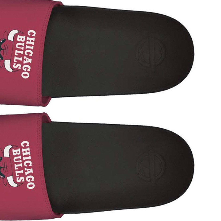 Unisex Παντόφλες Μαύρες - Islide Motto 2-Tone Chicago Bulls 