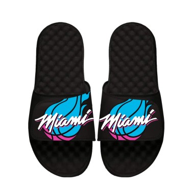 Unisex Παντόφλες Μαύρες - Islide Mantra Miami Heat