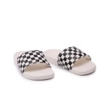 VANS LA COSTA SLIDE-ON CHECKERBOARD VA5HFER6R-R6R Λευκό-Μαυρο Εικόνα 1