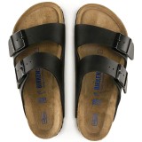 Unisex Σανδάλια Μαύρα - Birkenstock Arizona Soft Footbed  Εικόνα 3