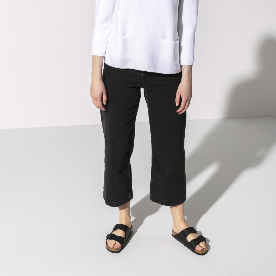 Unisex Σανδάλια Μαύρα - Birkenstock Arizona Soft Footbed 