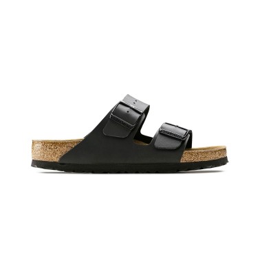 Unisex Σανδάλια Μαύρα - Birkenstock Arizona Soft Footbed 