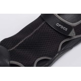 CROCS SWIFTWATER MESH DECK SANDAL M 205289-001 Black Image 3