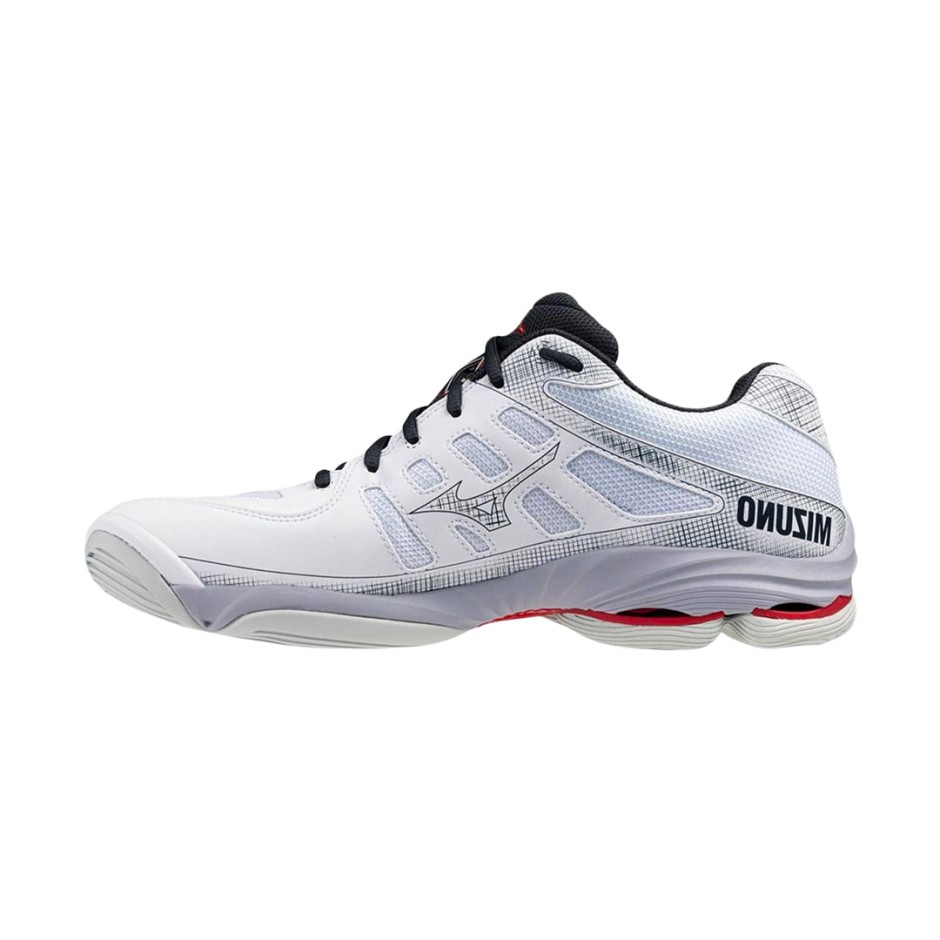 Unisex Παπούτσια Βόλεϊ Λευκά - Mizuno Wave Voltage 2