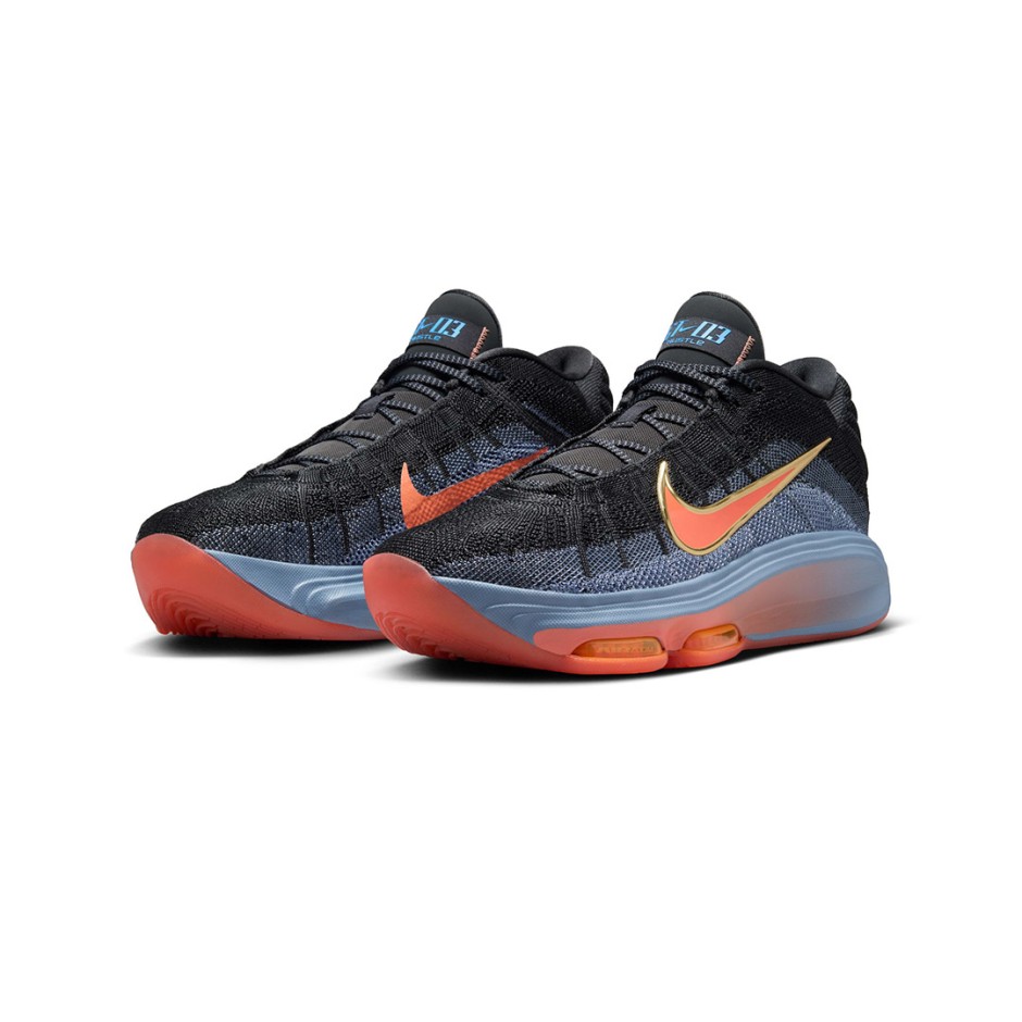 Ανδρικά Παπούτσια Μπάσκετ Ανθρακί - Nike G.T. Hustle 3