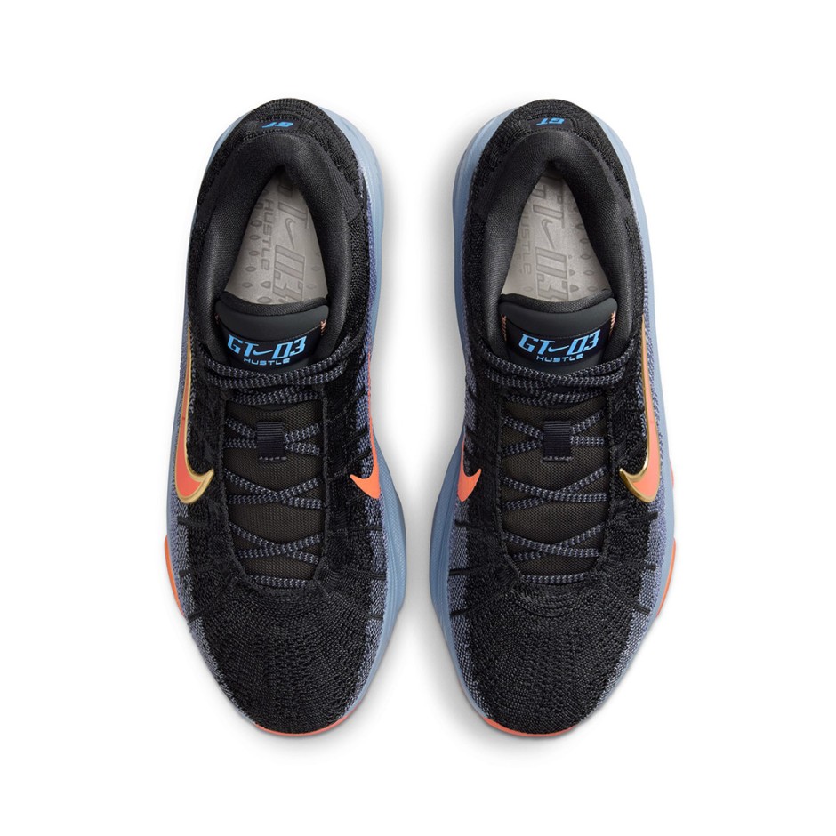 Ανδρικά Παπούτσια Μπάσκετ Ανθρακί - Nike G.T. Hustle 3