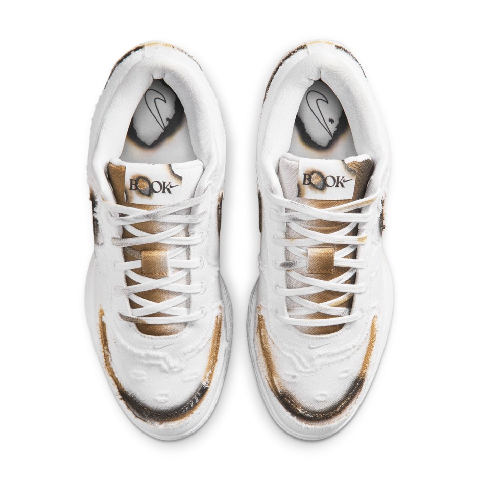 Ανδρικά Παπούτσια Μπάσκετ Λευκά - Nike Book 1 'Torched'