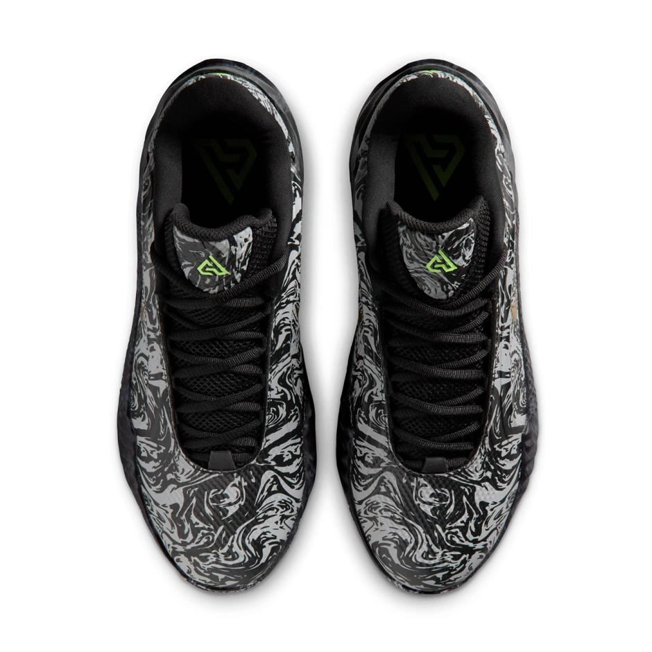 Ανδρικά Παπούτσια Μπάσκετ Μαύρα - Nike Giannis Freak 8 'Etched in Stone'