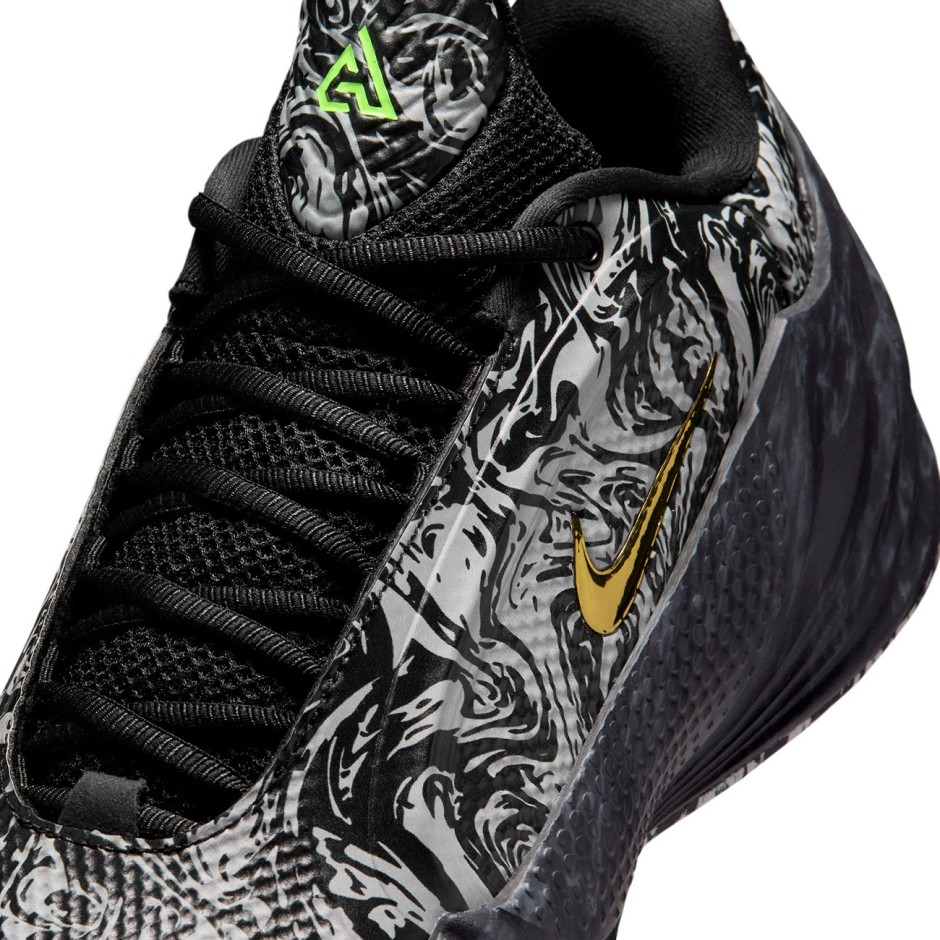 Ανδρικά Παπούτσια Μπάσκετ Μαύρα - Nike Giannis Freak 8 'Etched in Stone'