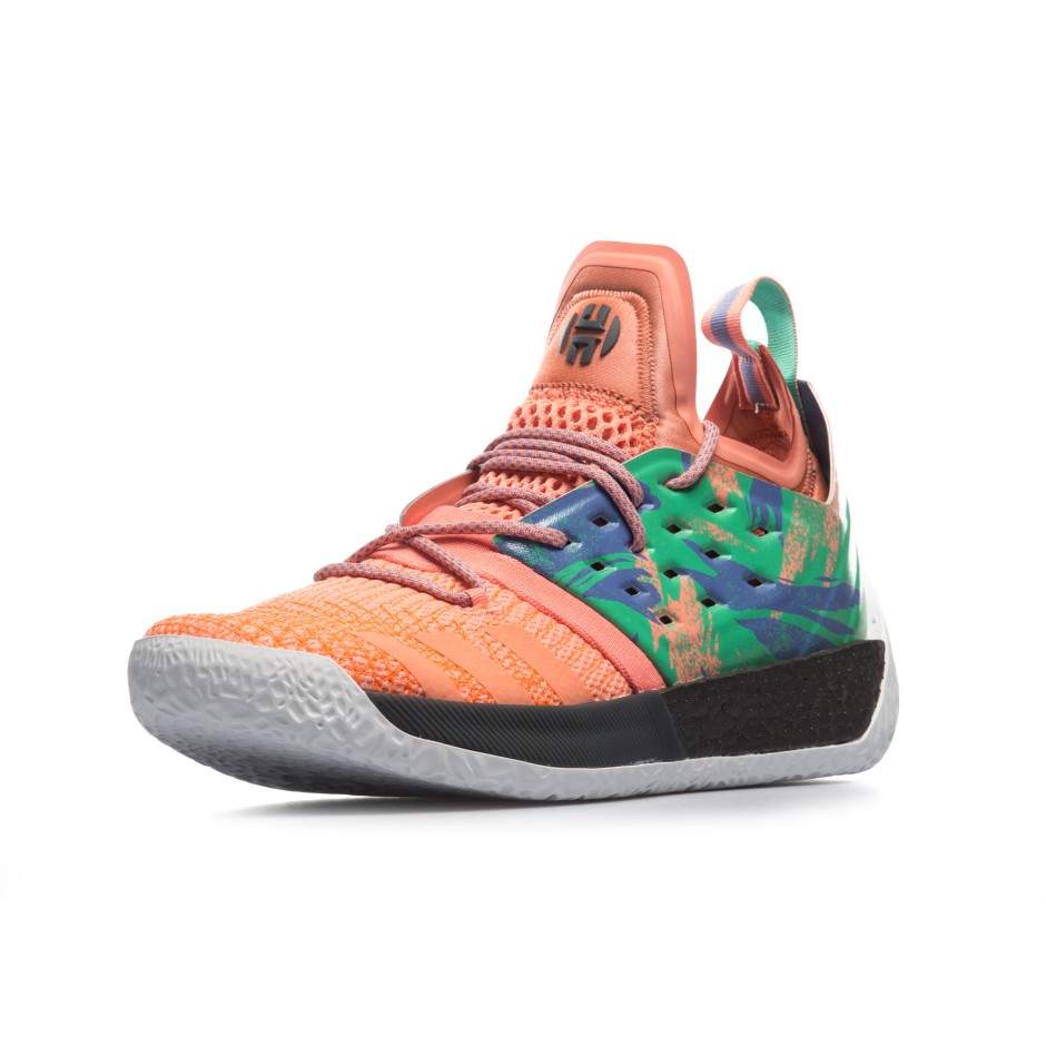Adidas Harden Vol 2 Concrete Coral Green Blue Mens 8.5 Basketball Shoes AH2219 adidas Performance HARDEN VOL.2 AH2219 Coral - Zakcret.gr main image 4