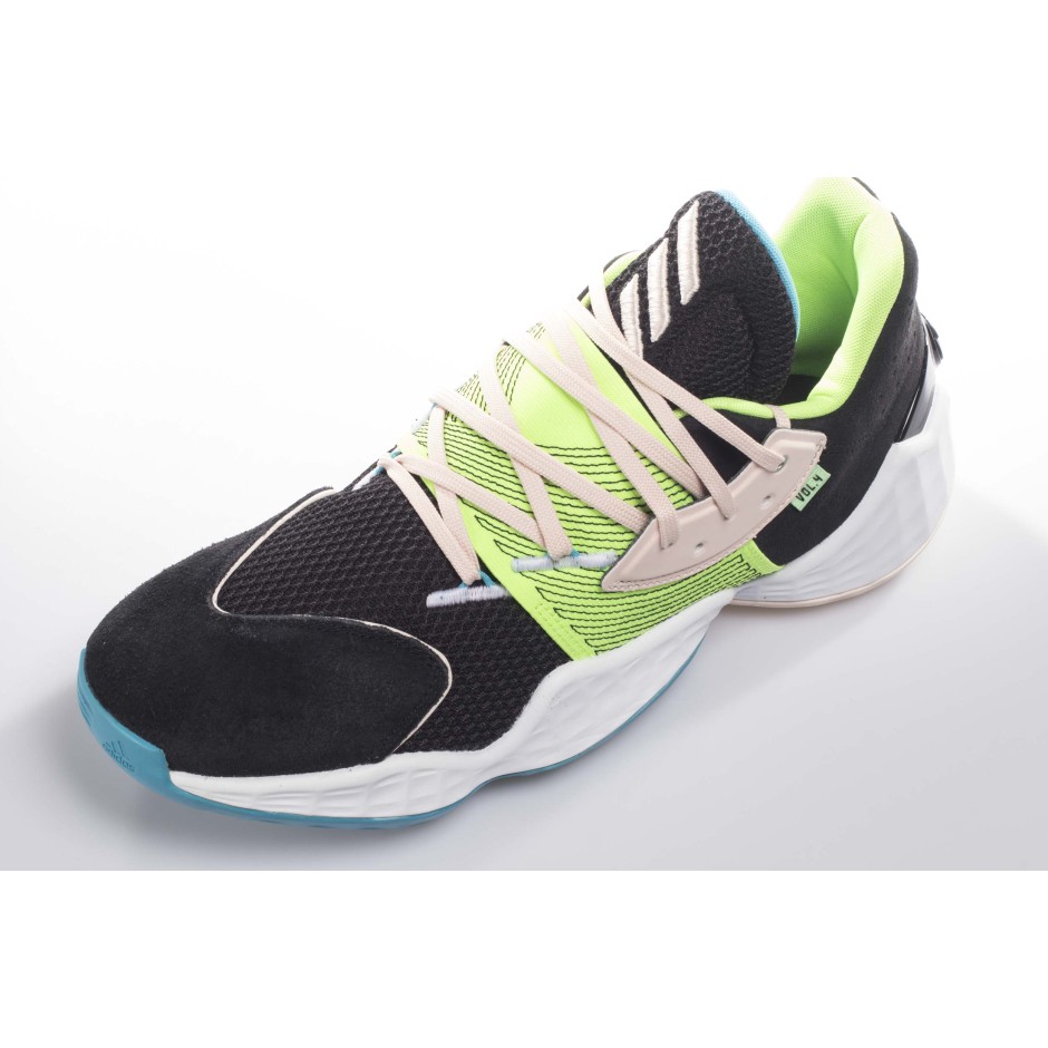 Adidas Harden VOL. 4 GCA FY0874 Black Coral Pink Signal Green Men\'s Size 7.5 New NEW Adidas James Harden Vol. 4 GCA FY0874 Black/Signal Green  main image 4