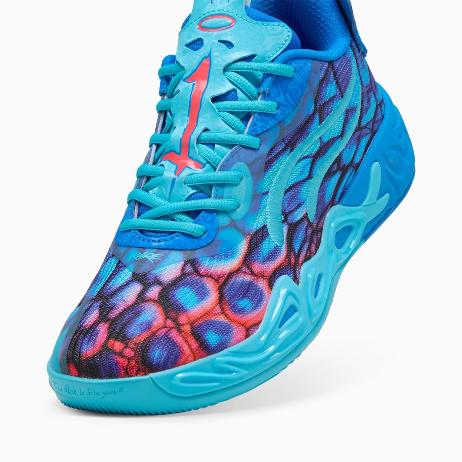 Ανδρικά Παπούτσια Μπάσκετ Μπλε - PUMA MB.04 Lo Alien Skins
