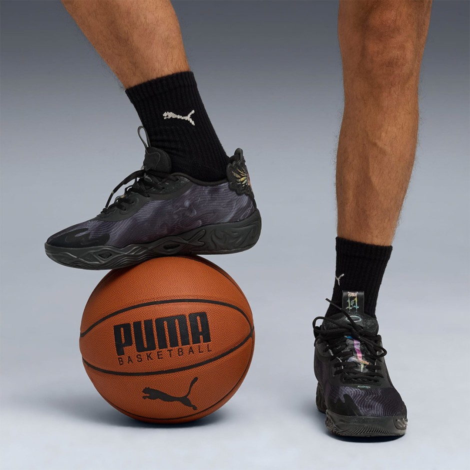 Ανδρικά Παπούτσια Μπάσκετ Μαύρα - PUMA MB.04 Lo Team