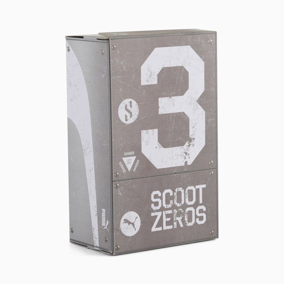 Ανδρικά Παπούτσια Μπάσκετ Ασημί - PUMA Scoot Zeros III