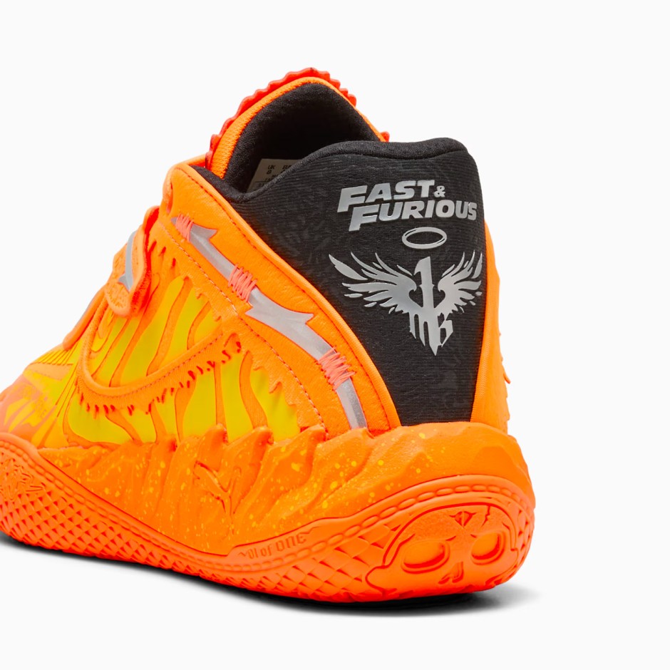 Ανδρικά Παπούτσια Μπάσκετ Πορτοκαλί - PUMA MB.05 Fast & Furious LA