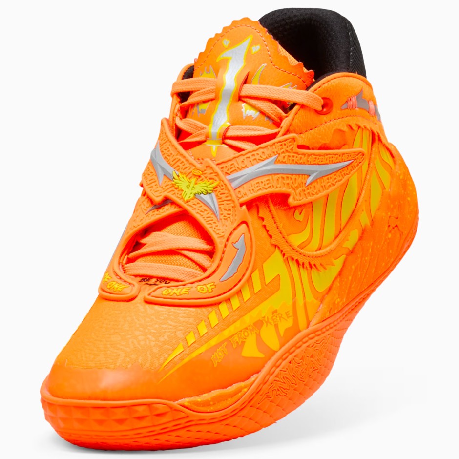 Ανδρικά Παπούτσια Μπάσκετ Πορτοκαλί - PUMA MB.05 Fast & Furious LA