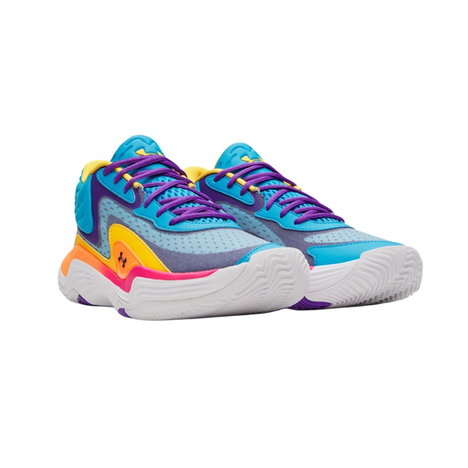 Men's Basketball Shoes Royal Blue - Under Armour Spawn 7 Mid