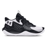 Ανδρικά Παπούτσια Μπάσκετ Λευκά-Μαύρα - Under Armour Jet '23  Εικόνα 