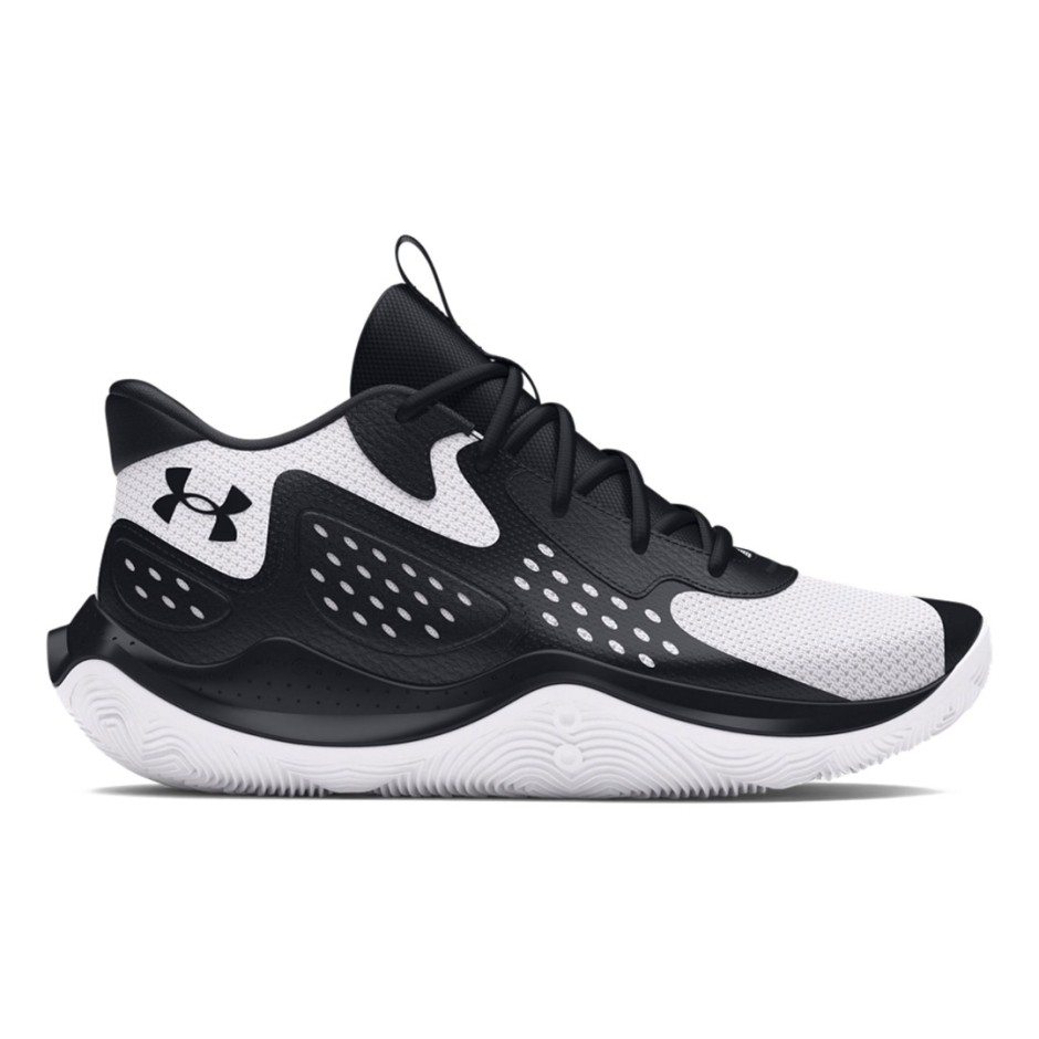 Ανδρικά Παπούτσια Μπάσκετ Λευκά-Μαύρα - Under Armour Jet '23 