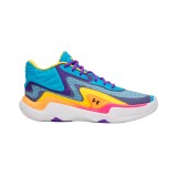 Men's Basketball Shoes Royal Blue - Under Armour Spawn 7 Mid Image 