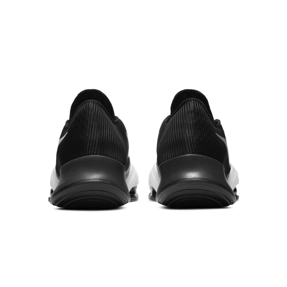 nike training air zoom superrep trainers in triple black