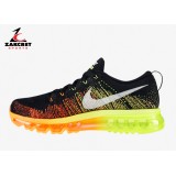 RUNNING NIKE FLYKNIT MAX (FL) 620469-018 Black Image 