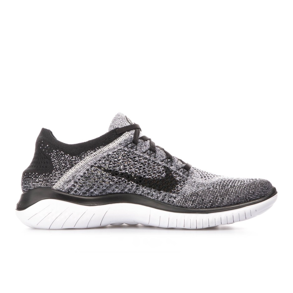 NIKE FREE RN FLYKNIT 2018 942838 101 White Black