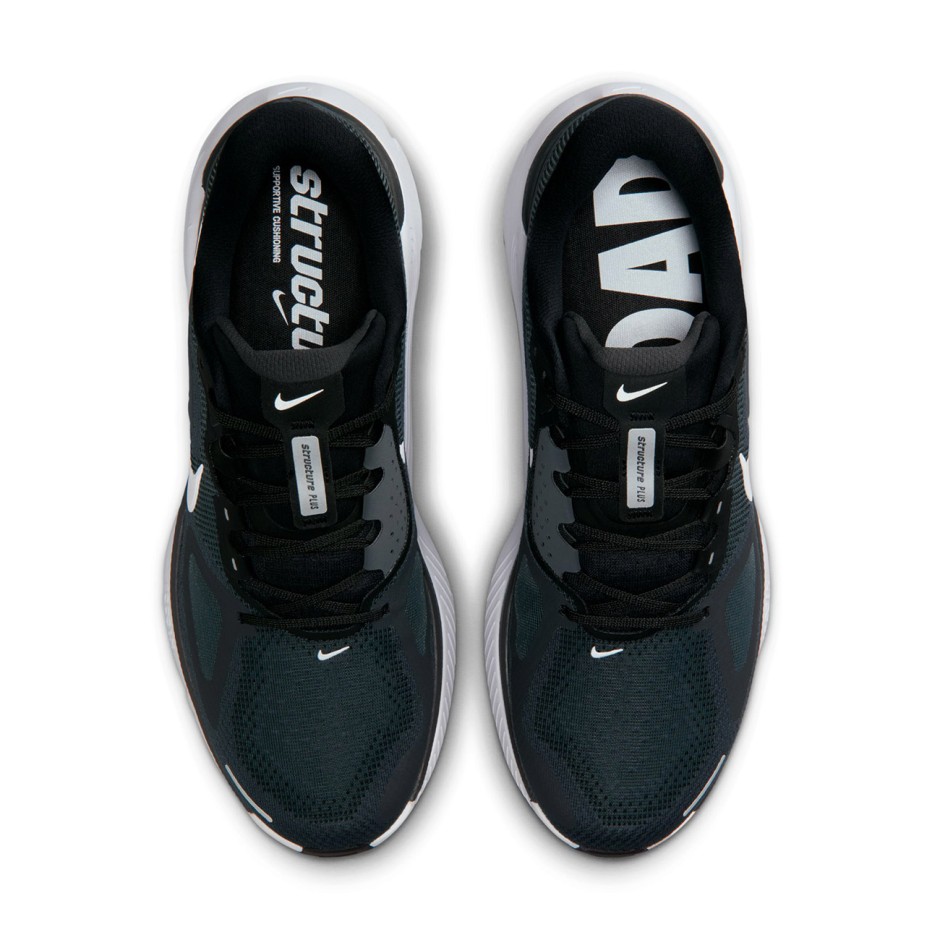 Ανδρικά Παπούτσια για Τρέξιμο Μαύρα - Nike Structure Plus