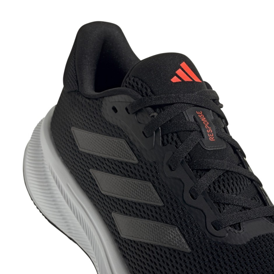 adidas Performance Response Ανθρακί - Ανδρικά Παπούτσια για Τρέξιμο