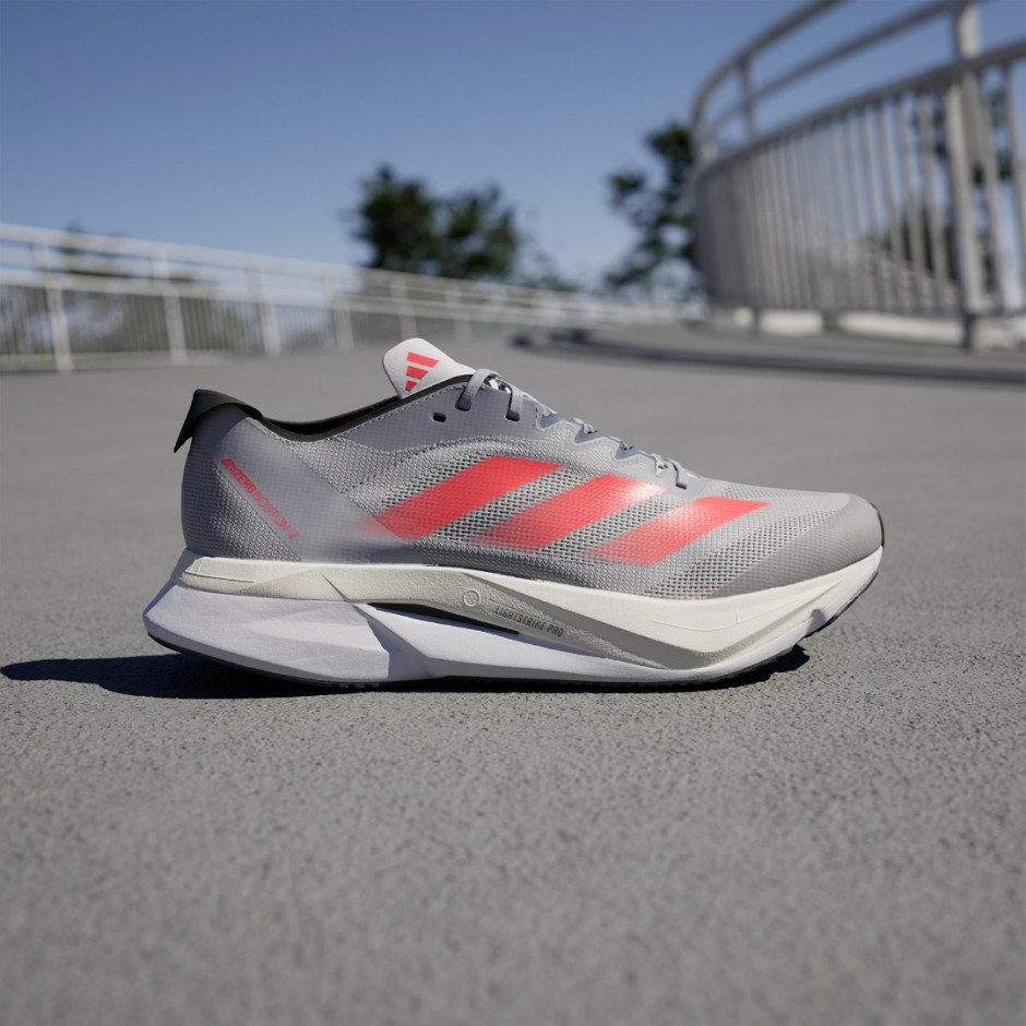 Ανδρικά Παπούτσια για Τρέξιμο Γκρι - adidas Performance Adizero Boston 12