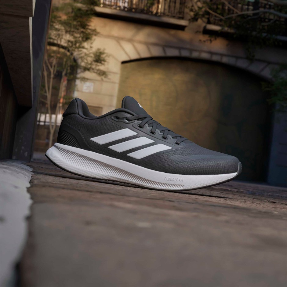 Men's Running Shoes Black - adidas Performance Runfalcon 5 Wide