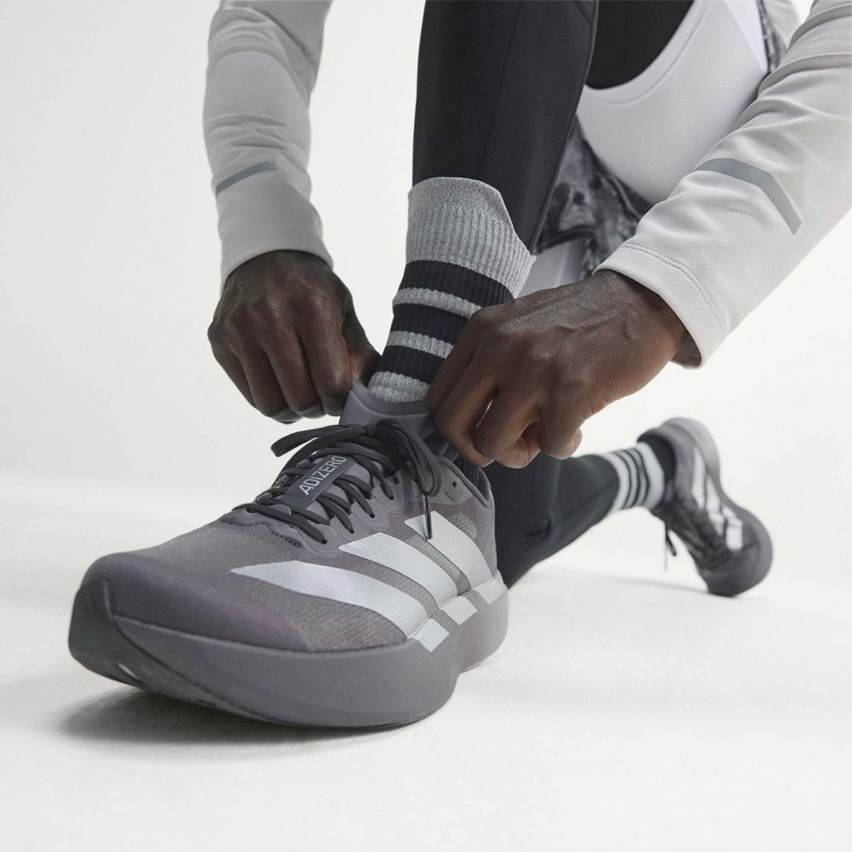 Ανδρικά Παπούτσια για Τρέξιμο Ανθρακί - adidas Performance Adizero EVO SL