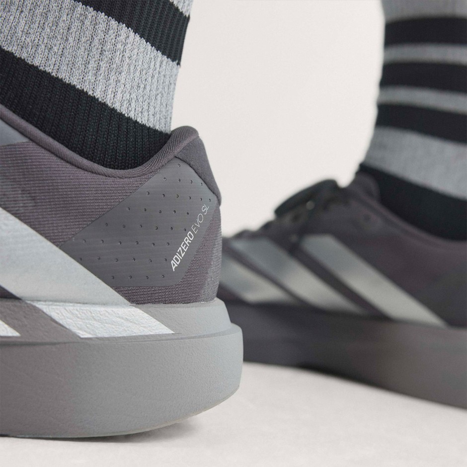 Ανδρικά Παπούτσια για Τρέξιμο Ανθρακί - adidas Performance Adizero EVO SL